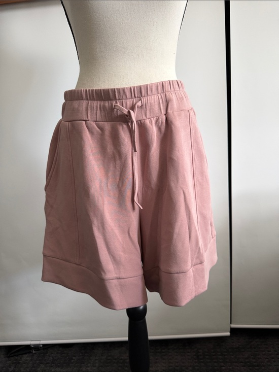 Varley Pants - Varley Dusty Pink Drawstring Athletic Shorts
